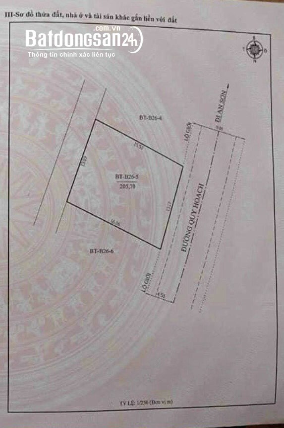 Bán đất Đường An Sơn, Phường 4, TP Đà Lạt