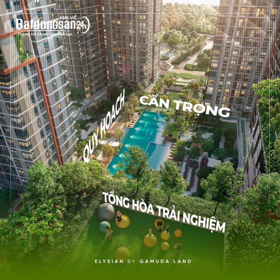  KHÔNG GIAN SỐNG RIÊNG TƯ TẠI ỐC ĐẢO XANH ELYSIAN