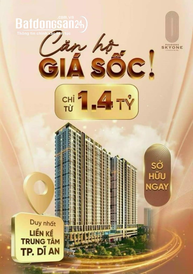 Bán căn hộ chung cư Đường ĐT 743C, Phường Tân Đông Hiệp, TP Dĩ An