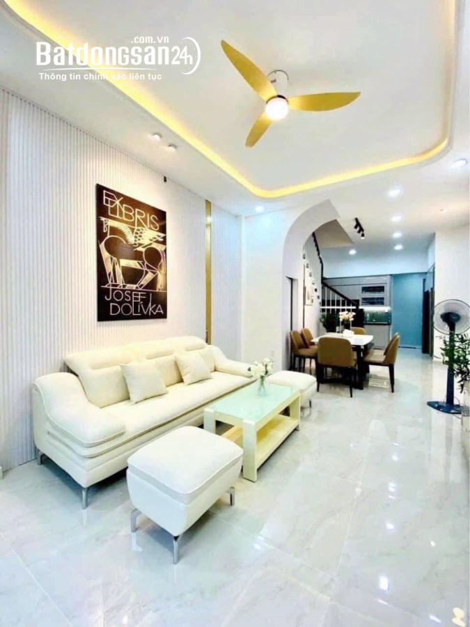 Nhà mới full nội thất hxh 48m2-4tang Huỳnh Văn Nghệ Gò Vấp - hxh , nở hậu- 7 tỷ