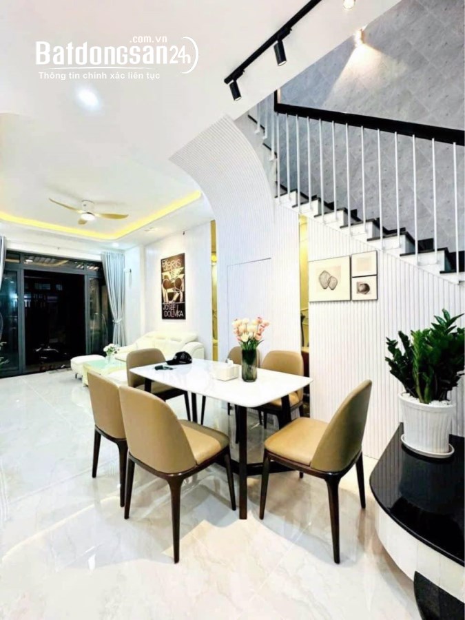 Nhà mới full nội thất hxh 48m2-4tang Huỳnh Văn Nghệ Gò Vấp - hxh , nở hậu- 7 tỷ