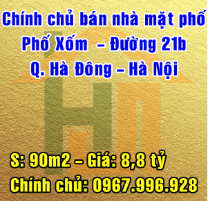 Bán nhà mặt phố Phố Xốm, Phường Phú Lương, Quận Hà Đông