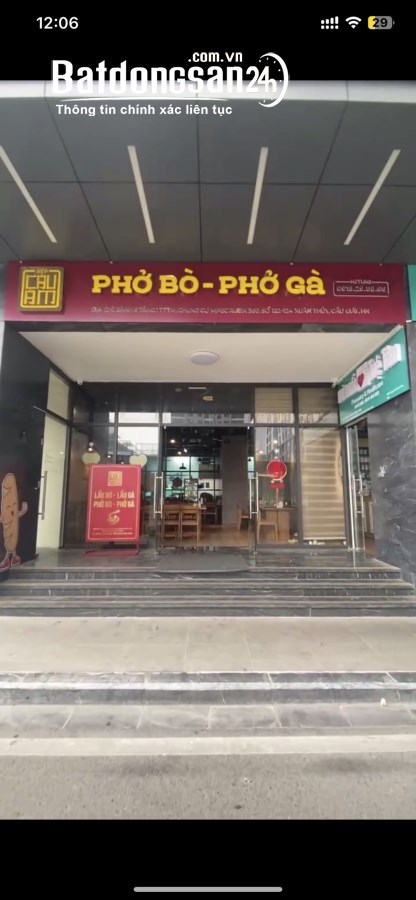 Cho thuê cửa hàng, kiot Đường Xuân Thủy, Phường Dịch Vọng Hậu, Quận Cầu Giấy