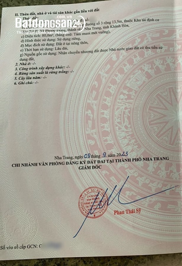 (PD22) BÁN LÔ ĐẤT ĐẸP MẶT TIỀN ĐƯỜNG KHU TĐC HÒN RỚ 2 XÃ PHƯỚC ĐỒNG