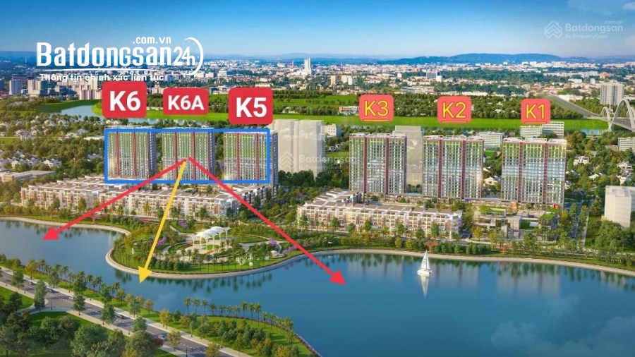 CĐT mở bán quỹ căn view hồ đẹp nhất tháng dự án. Ra hàng tòa K5, K6, K6A siêu đẹp