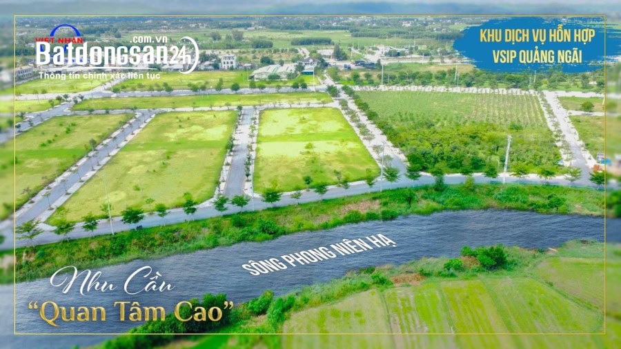 Bán đất nền Khu dịch vụ hỗn hợp Vsip liền kề KCN VSIP