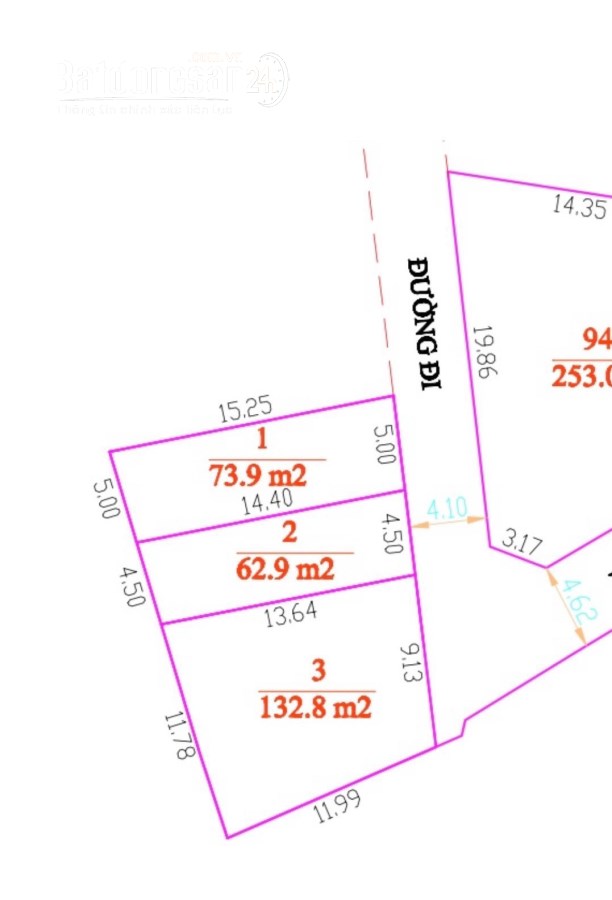 Bán đất Đường Nguyễn Đình Quân, Phường 5, TP Đà Lạt