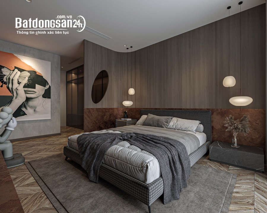 Căn hộ Penthouse 232,8m2 siêu đẹp cần bán ở KĐT Khai Sơn City Long Biên, vay HTLS 0%
