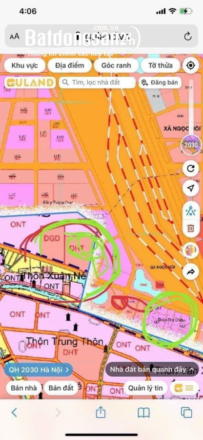 Bán đất Đường Liên Thôn, Xã Khánh Hà, Huyện Thường Tín