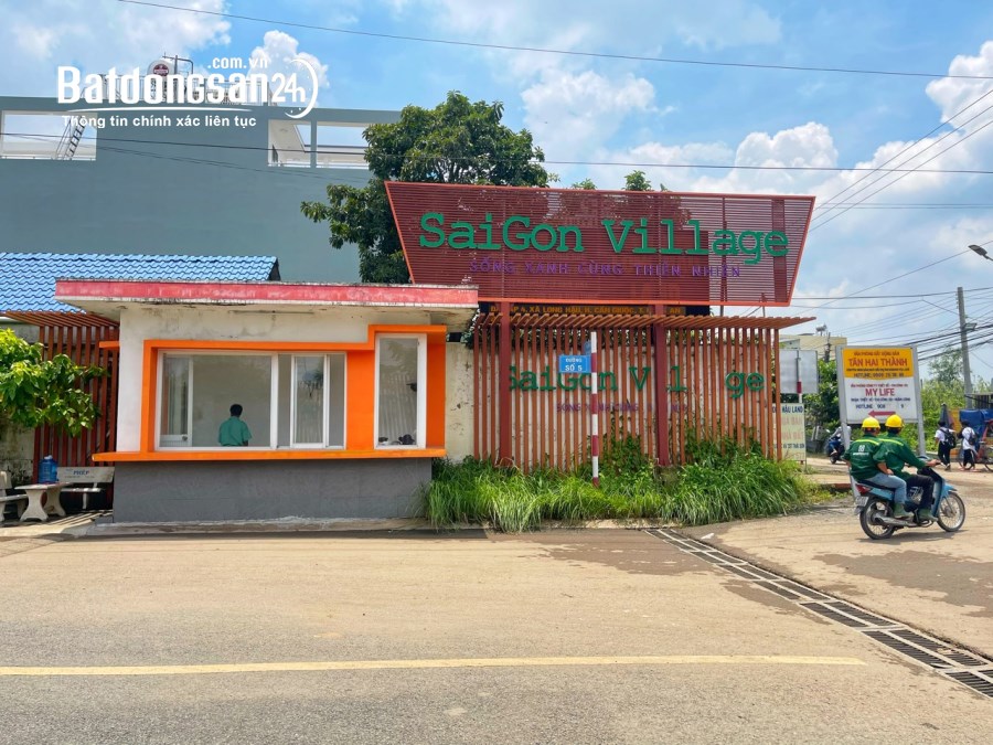 BÁN ĐẤT ĐƯỜNG SỐ 7, 80M2, KHU SAIGON VILLGAE, LONG HẬU, GIÁ 1.93 TỶ
