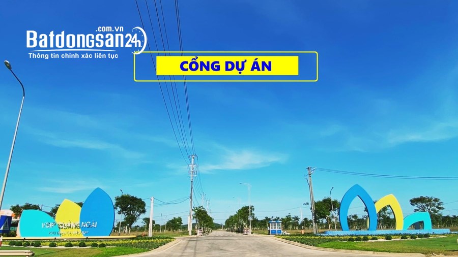 Bán đất giá siêu mềm hơn thị trường Khu dịch vụ hỗn hợp VSIP Quảng Ngãi
