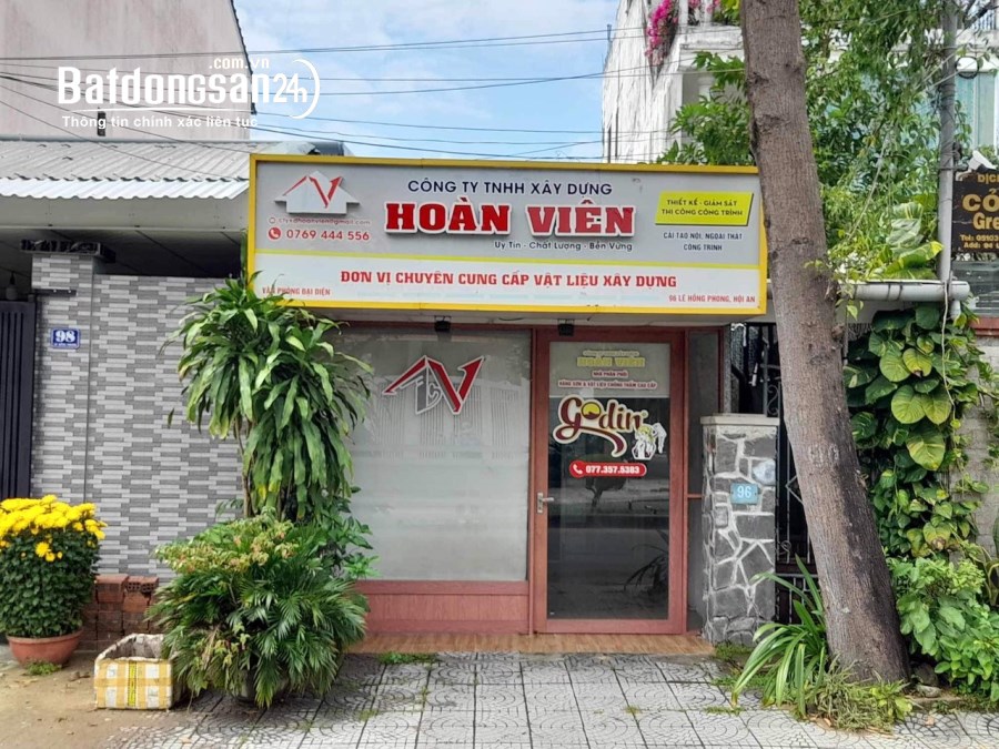 BÁN ĐẤT MẶT TIỀN ĐẸP TẠI THÀNH PHỐ HỘI AN, QUẢNG NAM, CÁCH PHỐ CỔ HỘI AN CHỈ 1 KM