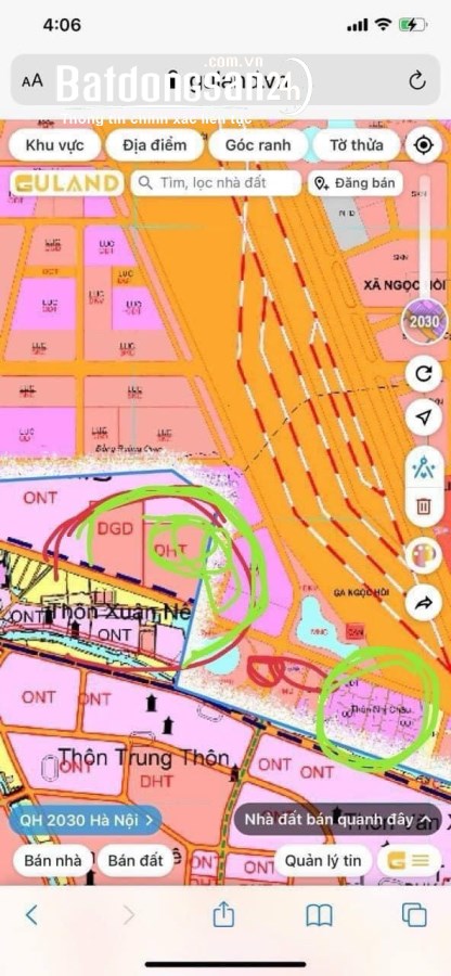 Bán đất Đường Liên Thôn, Xã Khánh Hà, Huyện Thường Tín
