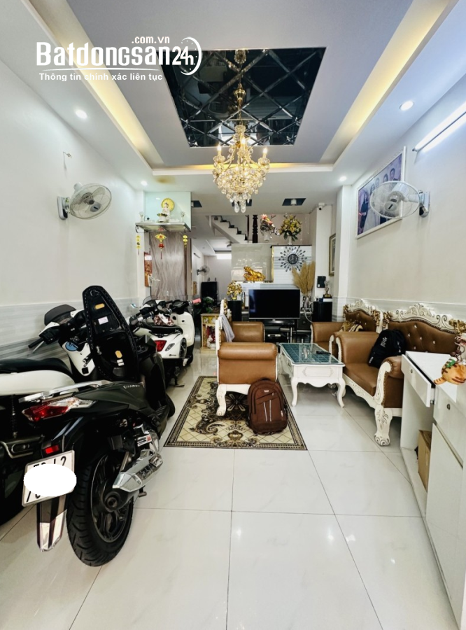 HẺM Ô TÔ 6M, 40M RA MẶT TIỀN CHỢ, HOÀNG MINH ĐẠO, F5, Q8, 4 TẦNG, 68.5M2, 8.5 TỶ.