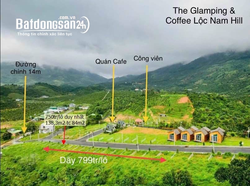 Khu đất nghĩ dưỡng Bảo Lộc, săn mây và camping view cực đỉnh. LH: 0936.385.703