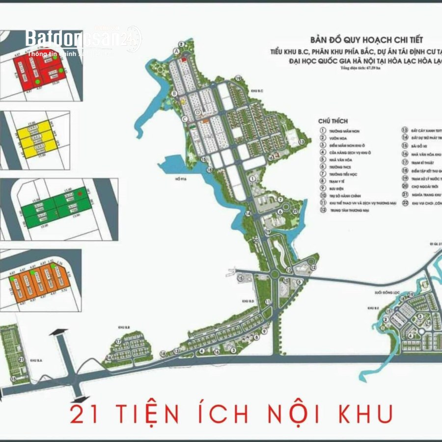 CẦN TIỀN BÁN GẤP MẤY LÔ ĐẤT TĐC ĐH Quốc Gia 65m2, 75m, 100m, 200m