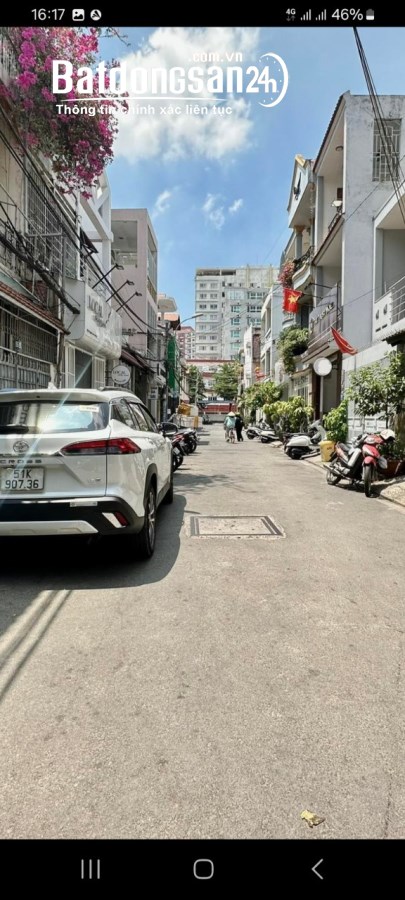 Nhà hẻm xe hơi , 72m2 , 4 lầu , Bình Thanh , giá 9.7 tỷ .
