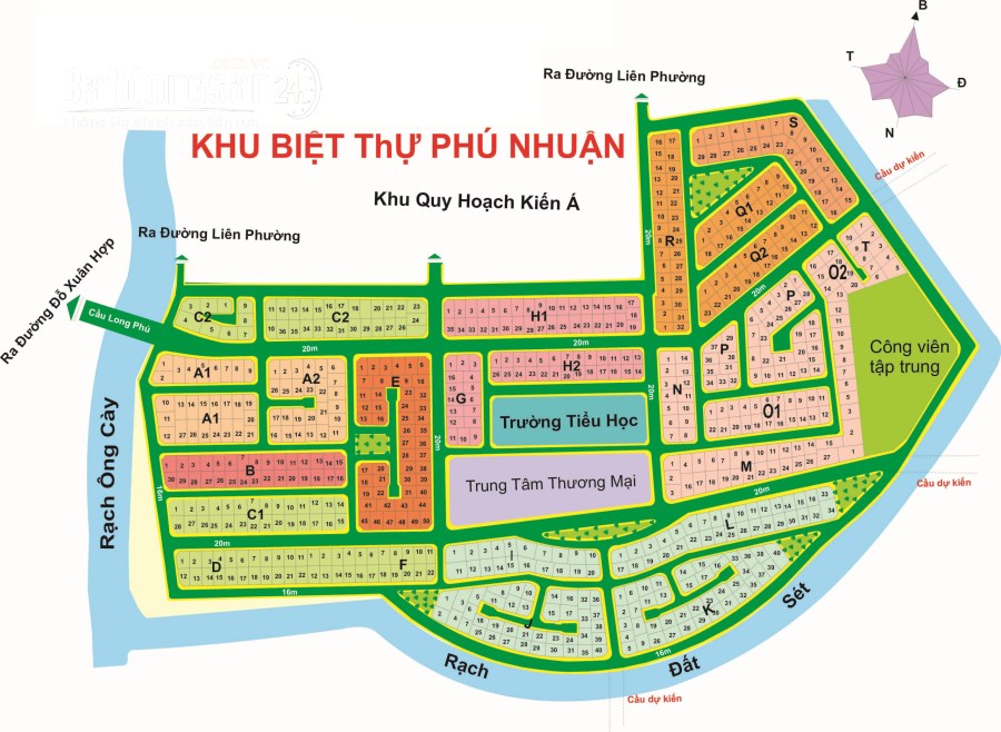 Bán đất KDC Phú Nhuận - Phước Long B, Đường Liên Phường, TP Thủ Đức (Quận 9)