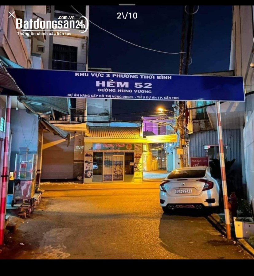 NHÀ TRỆT LẦU - HẺM 52 HÙNG VƯƠNG, P THỚI BÌNH - KẾ ST VINCOM HÙNG VƯƠNG