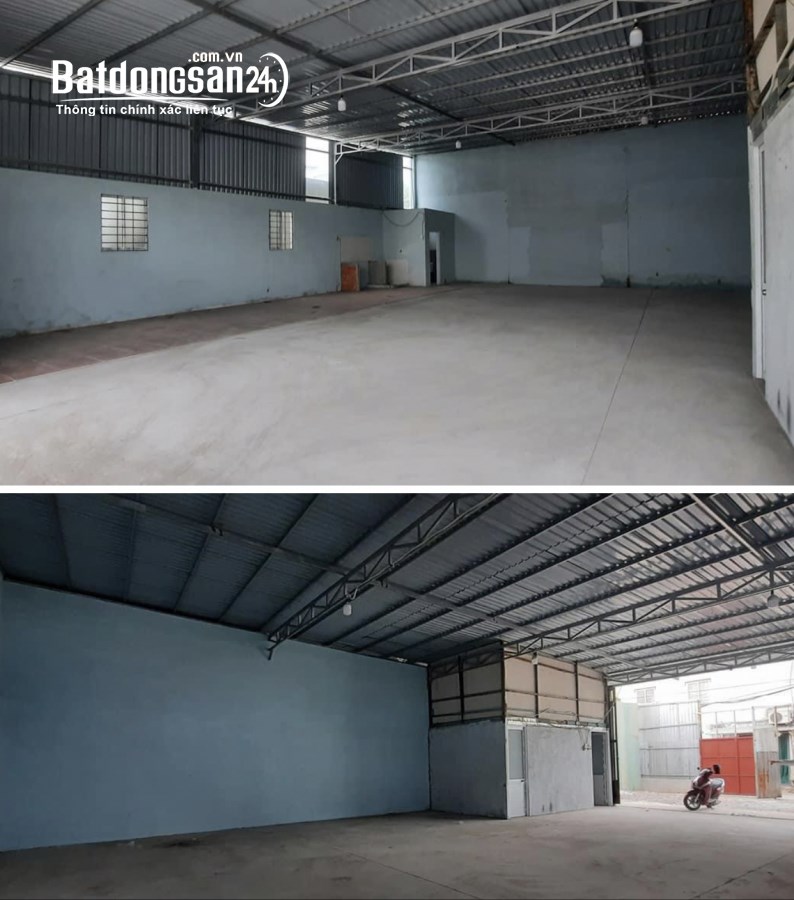 Cho thuê kho xưởng nhỏ 200m2, 300m2, 400m2, gần Ql1A, Quận 12