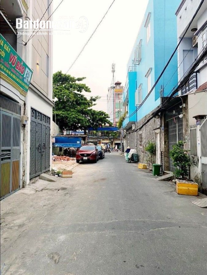 BÁN NHÀ HẺM XE TẢI LÊ VĂN QUỚI, NGÃ TƯ BỐN XÃ, 3 TẦNG MỚI ĐẸP, 4x12M, GIÁ CHỈ 5.7t.ỷ