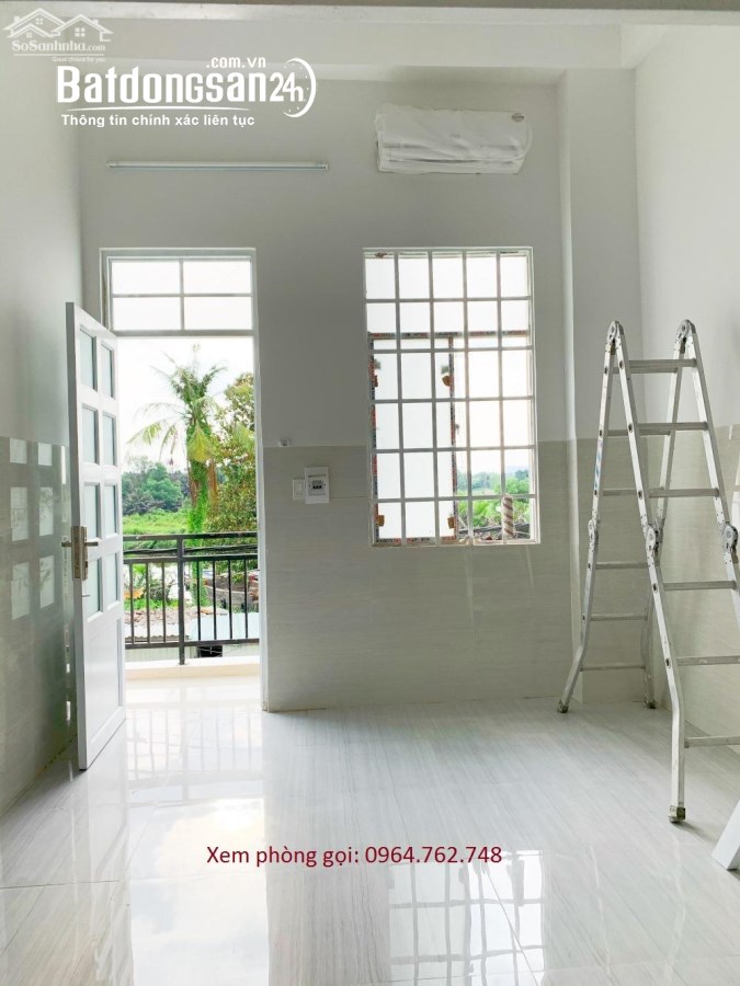Cho thuê chung cư mini có ban công, 35m2 sẵn máy lạnh, nước nóng giá 4.5tr/tháng