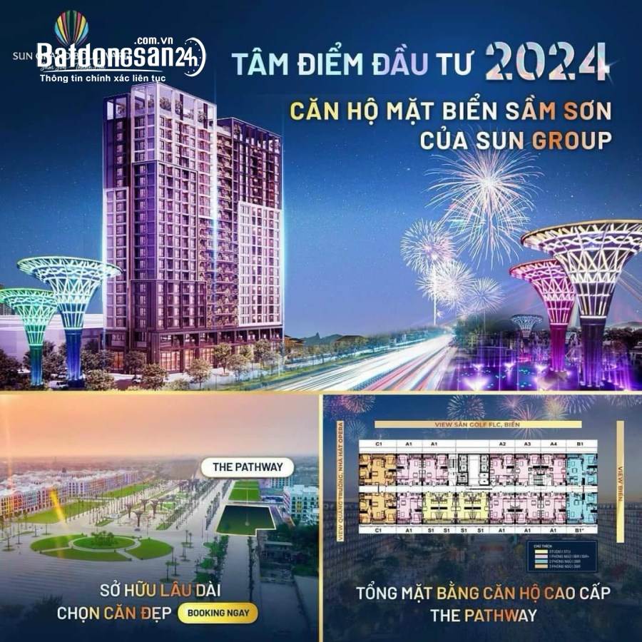 CĂN HỘ MẶT TIỀN BIỂN SỞ HỮU LÂU DÀI DUY NHẤT CỦA SUN GROUP TẠI SẦM SƠN THANH HOÁ