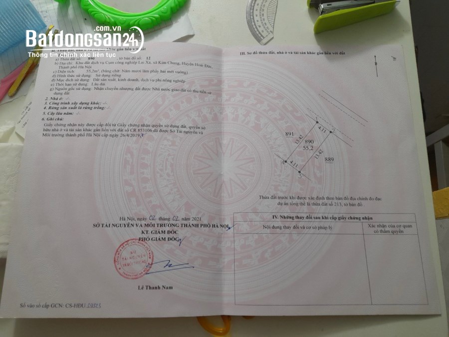Bán 57m2*Mt 4.5m* khe thoáng, đất dv Trũng trên Lai xá, sát Đại học Thành Đô LH 0382.