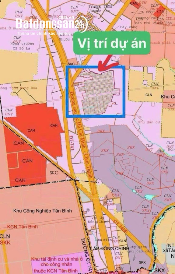 Đất Ngã Ba Cổng Xanh mặt tiền đường DT741 giá "siêu ưu đãi".