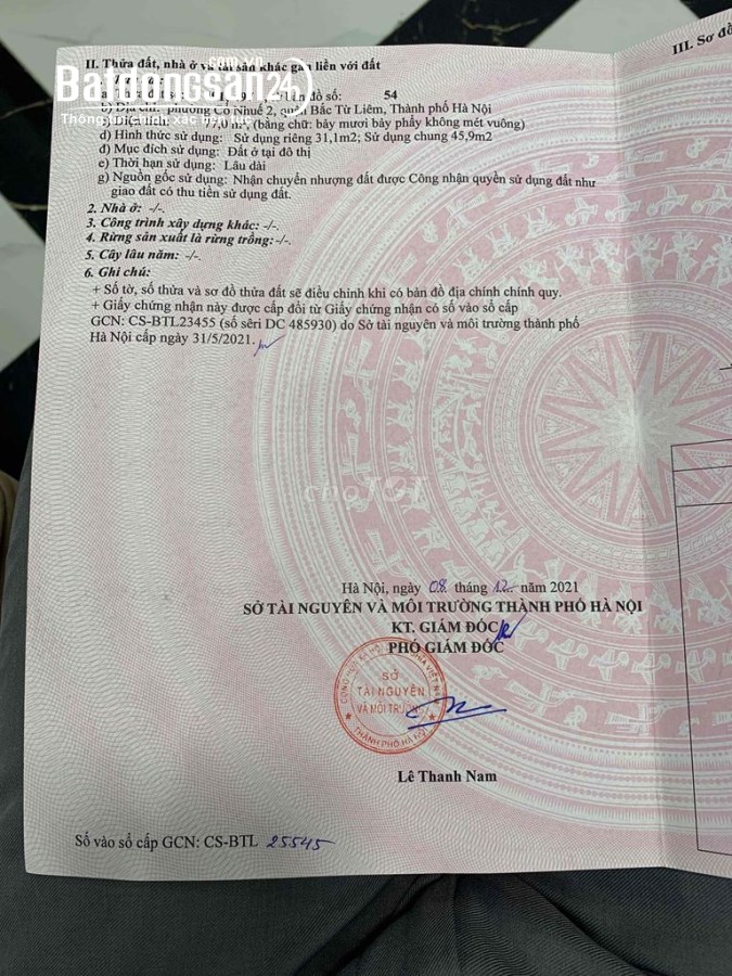 Chính chủ bán nhà đẹp đường Cầu Noi, Phường Cổ Nhuế 2, Quận Bắc Từ Liêm, Hà Nội