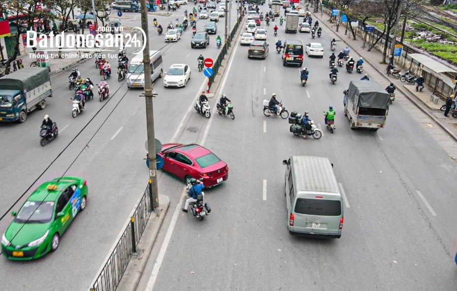 BÁN NHÀ MẶT PHỐ GIẢI PHÓNG, HBT, 44M, 4 TẦNG, KINH DOANH NGÀY ĐÊM