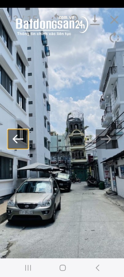 Nhà hẻm xe hơi , 60m2 , 5 lầu , Bình Thạnh , giá 12.8 tỷ .