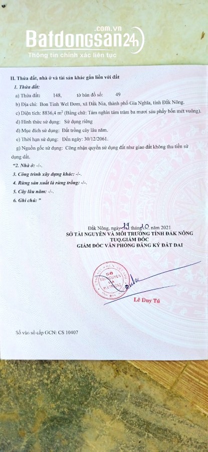 8,8 sào nhà đẹp 3 phòng ngủ giá rẻ tại thành phố Gia Nghĩa tỉnh Đắk Nông