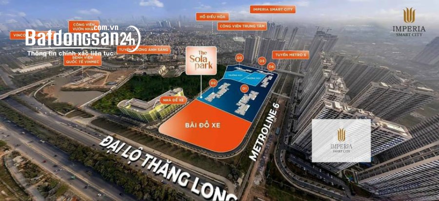 MỞ BÁN ĐỢT 1 IMPERIA-THE SOLA PARK 1PN 2PN: DT 55M2 GIÁ CHỈ 2.1-2.8TỶ FULL NỘI THẤT
