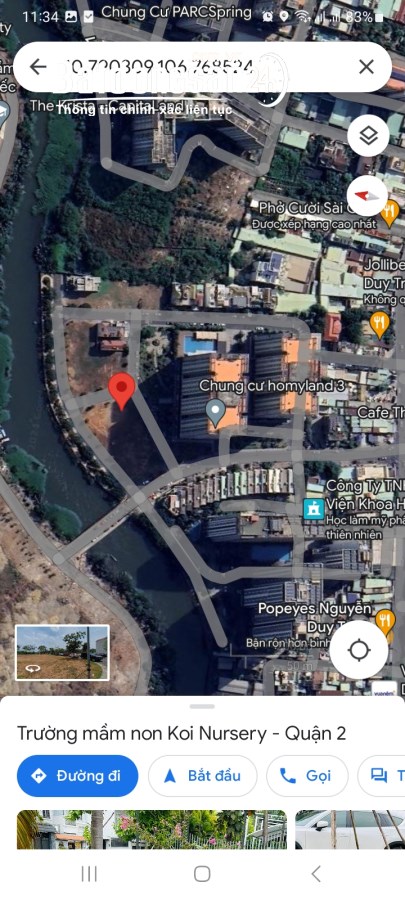 Bán đất nền biệt thự sông Homyland 3 - Riverside, Đường Nguyễn Duy Trinh, 