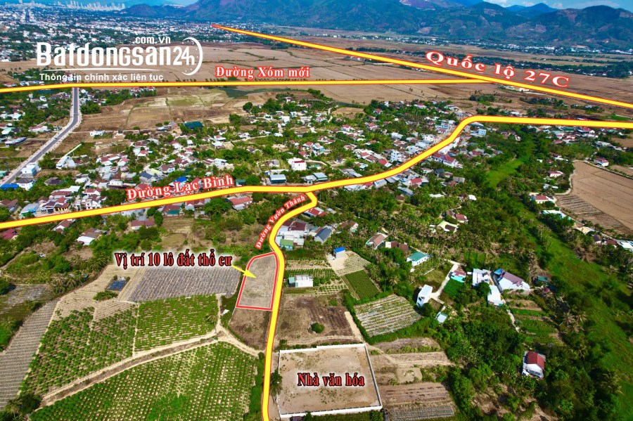 SIÊU PHẨM 10 LÔ ĐẤT NỀN DIÊN LẠC, DIÊN KHÁNH, GIÁ CHỈ TỪ 800 TRIỆU/LÔ