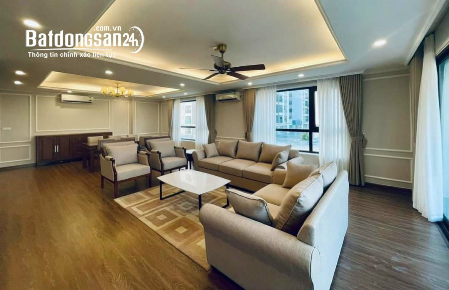 Cho thuê CHCC Udic Westlake căn góc VIP 168m 3PN 3VS ban công view cầu Nhật Tân Full 