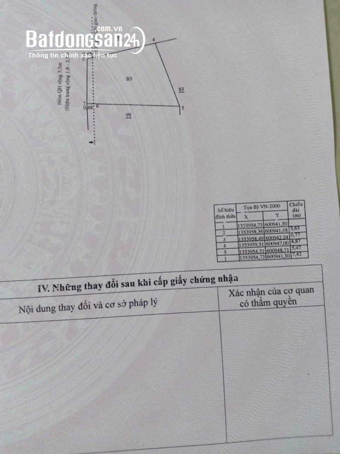 BÁN NHÀ 3 TẦNG TTTP HẺM XE MÁY ĐƯỜNG ĐỒNG NAI - NHA TRANG