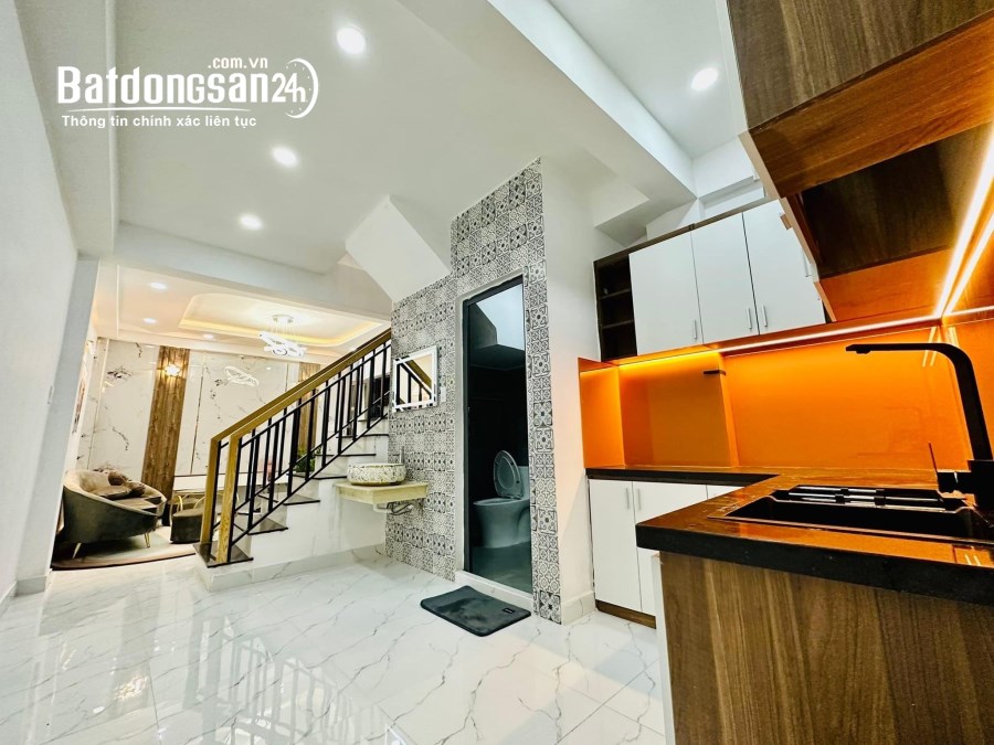 Chủ ngộp bán gấp nhà trệt lầu Bùi Thanh Khiết 5x19 giá 1ty1 SHR đường ô tô 7m