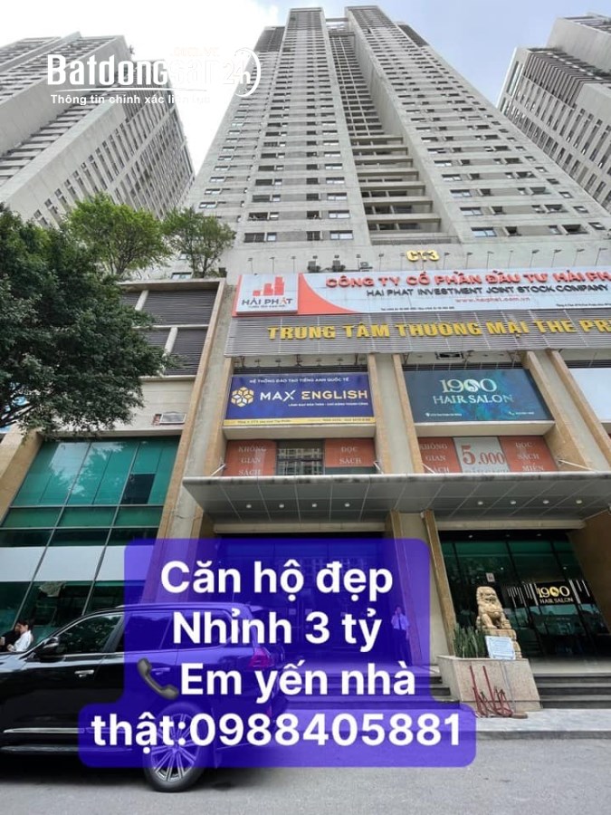 CHÍNH CHỦ BÁN CĂN HỘ-SIÊU PHẨM THE PRIDE - LÔ GÓC - NHỈNH 3 TỶ
