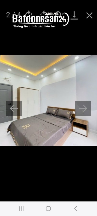 Nhà hẻm ba gác , 44m2 , 3 lầu , Phú Nhuận , giá 6.85 tỷ .