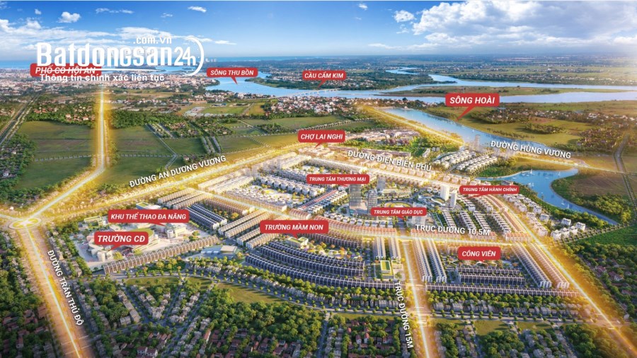Bán đất nền phân lô Đường An Dương Vương, Phường Thanh Hà, Thành phố Hội An