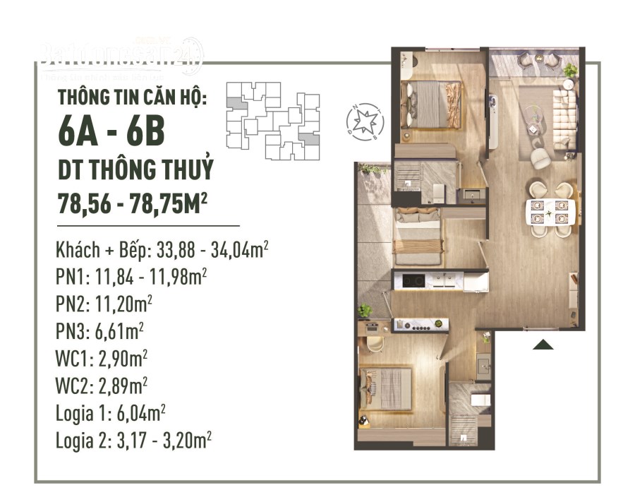Bán căn hộ chung cư Khu đô thị Ecopark, Đường Phố Cúc, Huyện Văn Giang