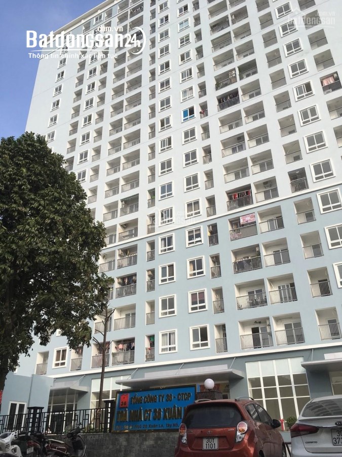 Chính chủ bán nhanh căn hộ 2PN tại dự án CT36 Xuân La quận Tây Hồ. 
