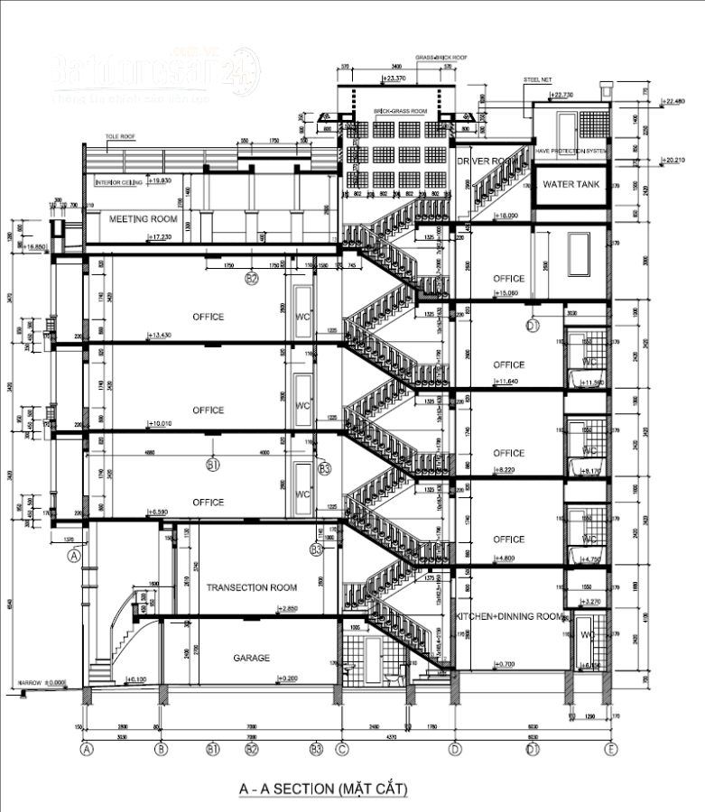 MP Bùi Thị Xuân - 102m2 x 6 tầng - MT 5m - Vuông đẹp nở hậu - giá 71.5 tỷ