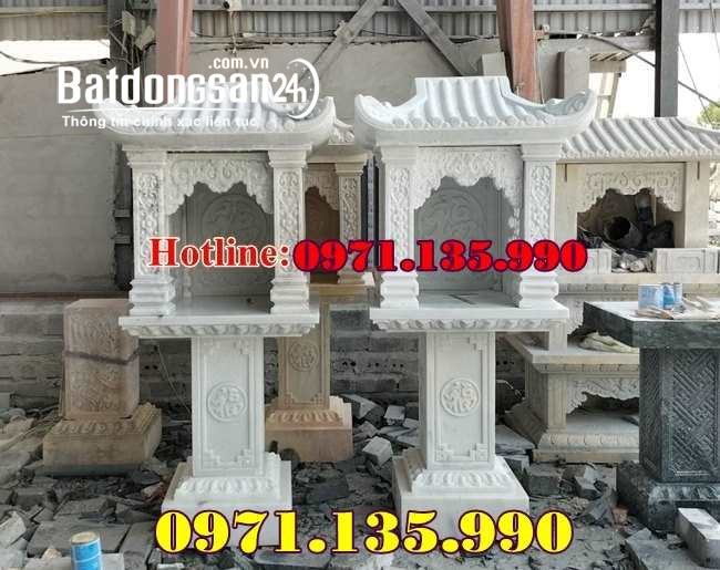 Bàn thờ thiên đá trắng ngoài trời thờ thần linh ở TP hồ chí minh