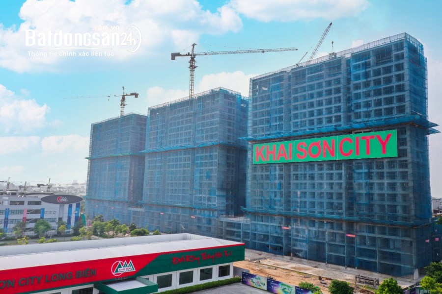 QUÁ RẺ- Bán căn 3 ngủ 3 vệ sinh 120m2 Khai Sơn City Long Biên- Giá chỉ 5.4 tỷ
