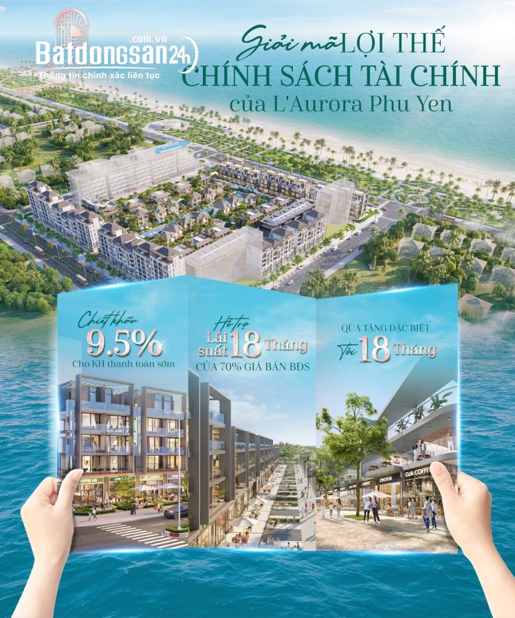Bán cửa hàng, Shophouse Laurora Phu Yen, Đường Lê Duẫn, TP Tuy Hoà
