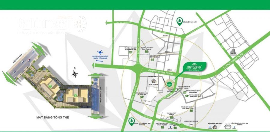 Hàng hiếm bán sàn thương mại Garden Hill 99 Trần Bình, Nam Từ Liêm, Hà Nội 1500m2