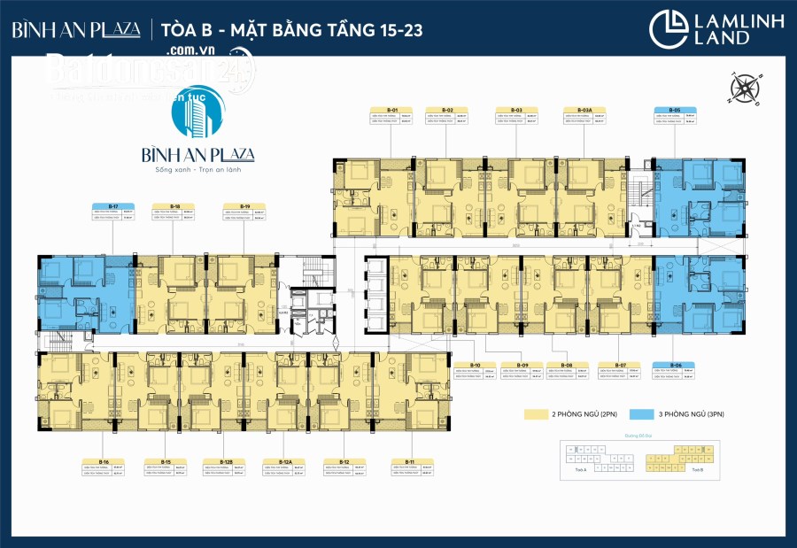 Bán căn hộ chung cư Bình An Plaza Hướng Đông nam, Đường Đỗ Đại, TP Thanh Hoá